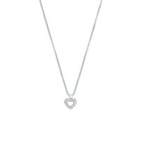 Collana Mirco Visconti Donna Girocolli Fantasia in Oro bianco Diamante 0.05 Ct Z381/10 - Z381/10